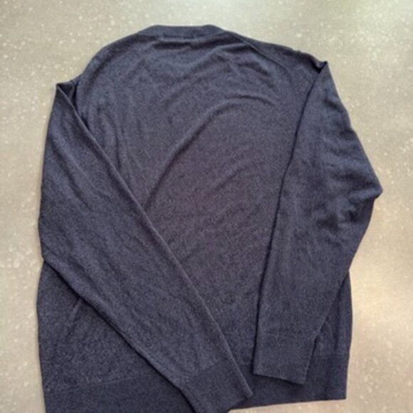 Emporio Armani Charcoal Gray Logo Sweater - Size 50 (L/XL) - Picture 7 of 11